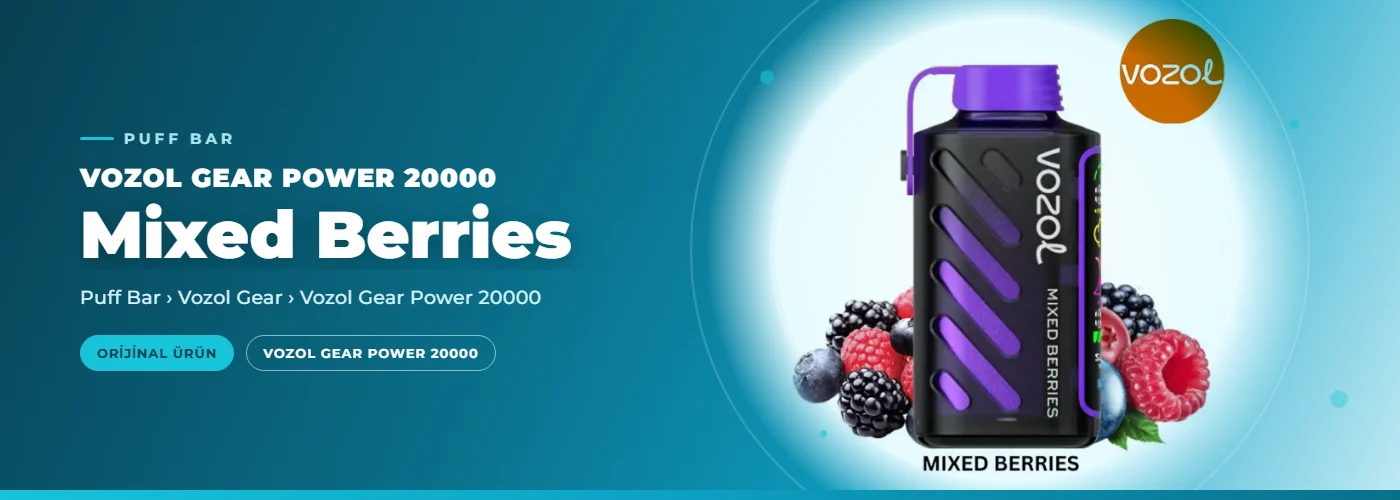 Vozol Gear Power 20000 Mixed Berries