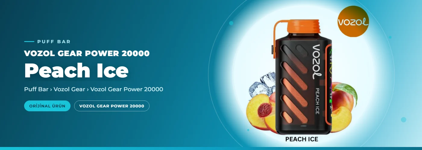Vozol Gear Power 20000 Peach Ice