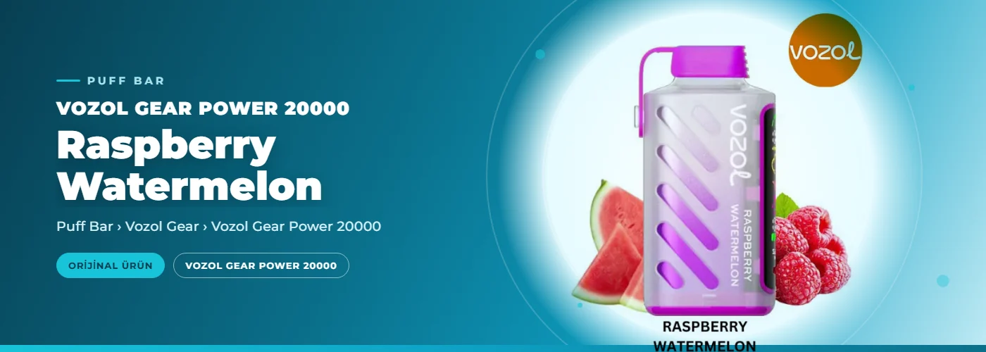 Vozol Gear Power 20000 Raspberry Watermelon