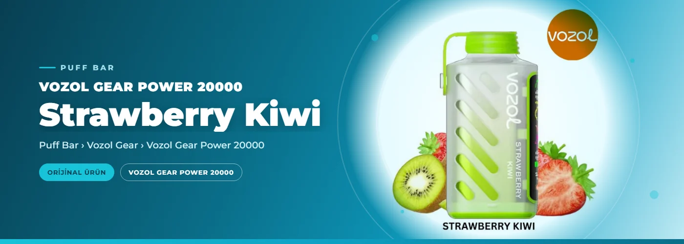 Vozol Gear Power 20000 Strawberry Kiwi
