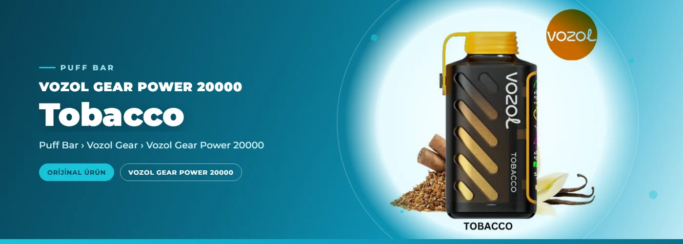 Vozol Gear Power 20000 Tobacco