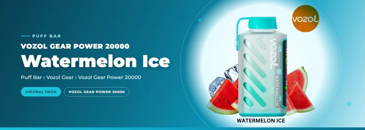 Vozol Gear Power 20000 Watermelon Ice