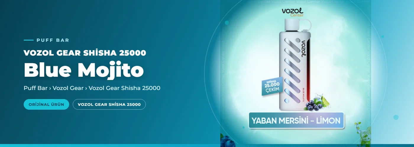 Vozol Gear Shisha 25000 Blue Mojito