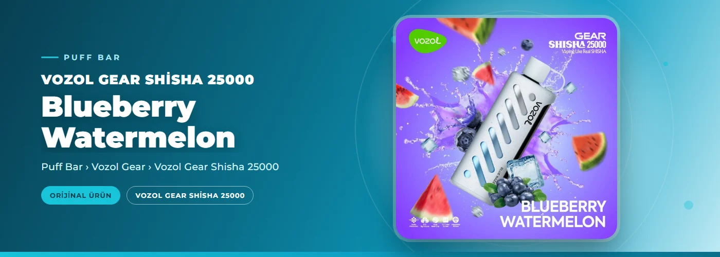 Vozol Gear Shisha 25000 Blueberry Watermelon