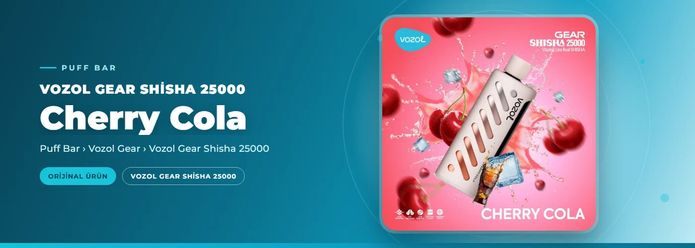 Vozol Gear Shisha 25000 Cherry Cola