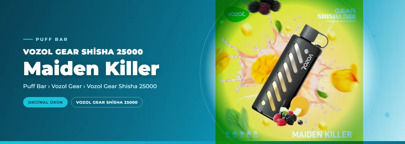 Vozol Gear Shisha 25000 Maiden Killer
