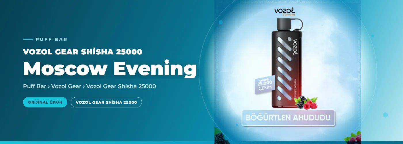 Vozol Gear Shisha 25000 Moscow Evening