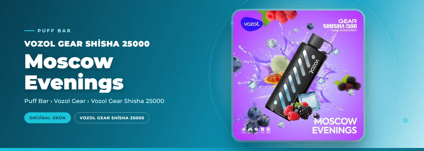Vozol Gear Shisha 25000 Moscow Evenings