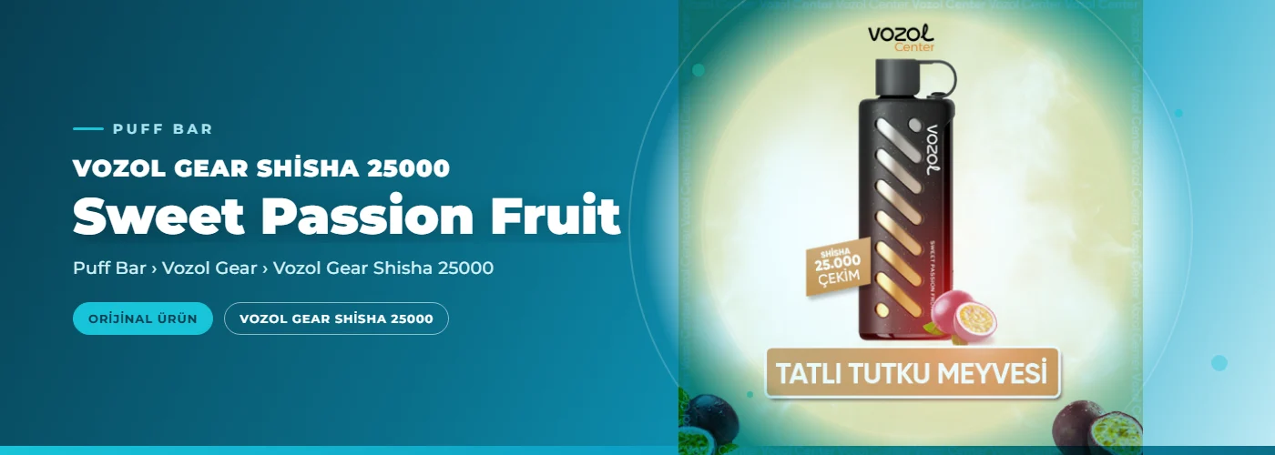 Vozol Gear Shisha 25000 Sweet Passion Fruit