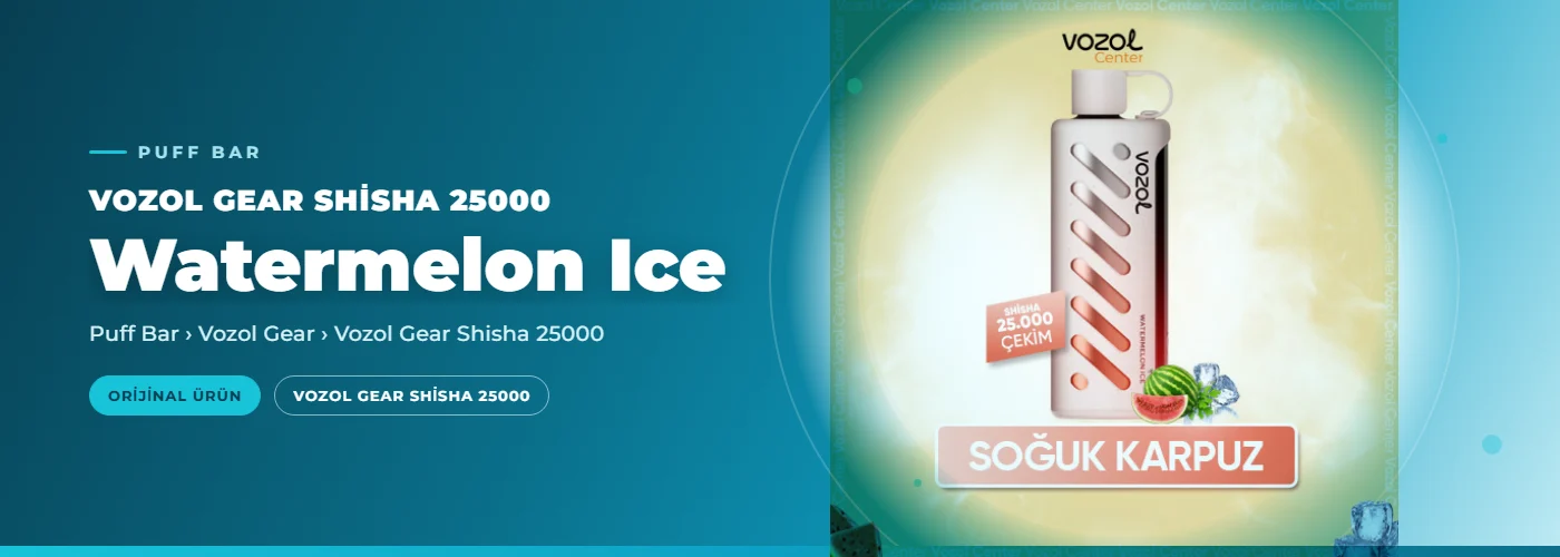Vozol Gear Shisha 25000 Watermelon Ice