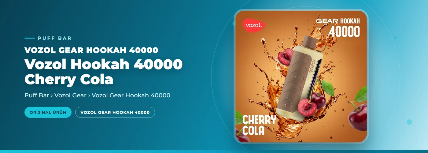 Vozol Hookah 40000 Cherry Cola