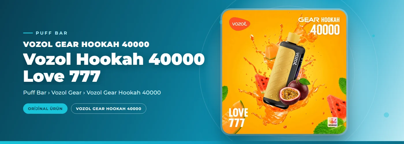 Vozol Hookah 40000 Love 777