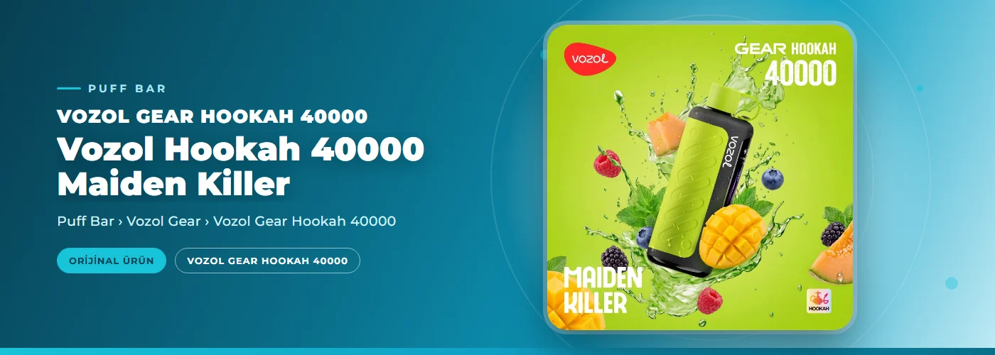 Vozol Hookah 40000 Maiden Killer