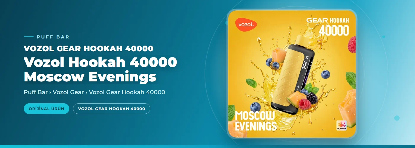Vozol Hookah 40000 Moscow Evenings