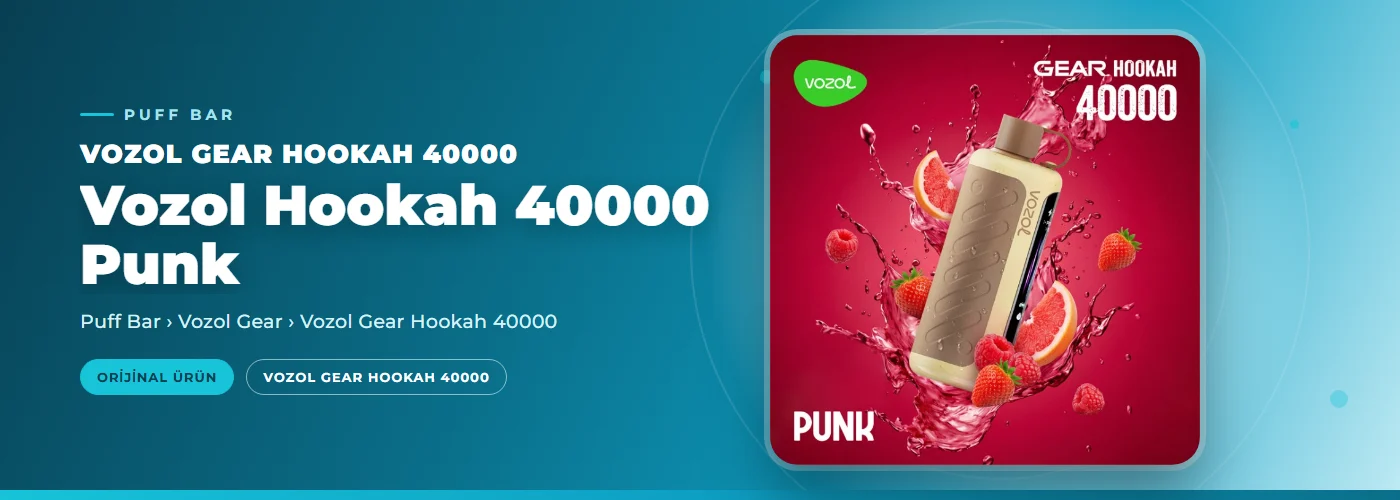 Vozol Hookah 40000 Punk