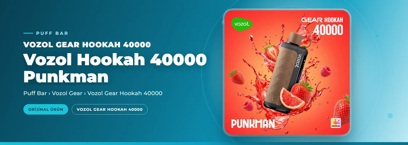 Vozol Hookah 40000 Punkman