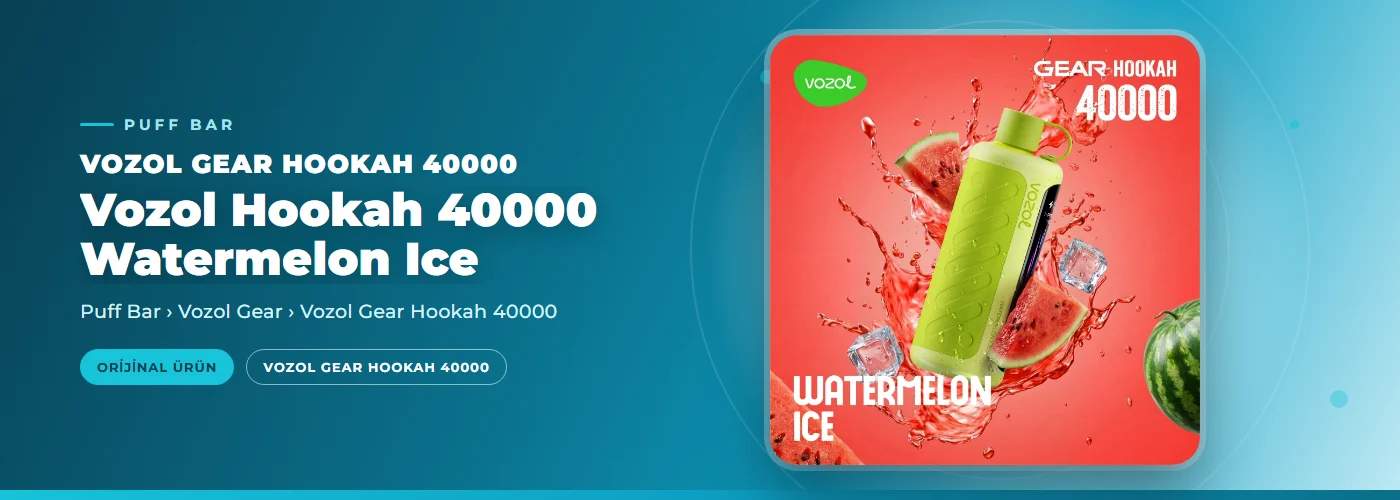Vozol Hookah 40000 Watermelon Ice