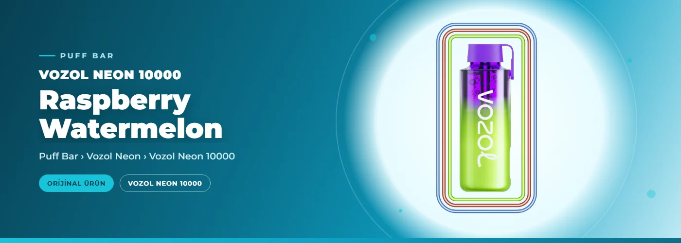 Vozol Neon 10000 Raspberry Watermelon