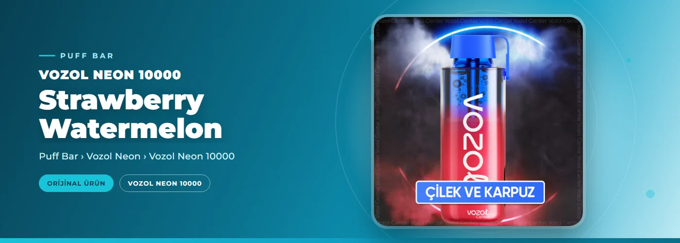 Vozol Neon 10000 Strawberry Watermelon