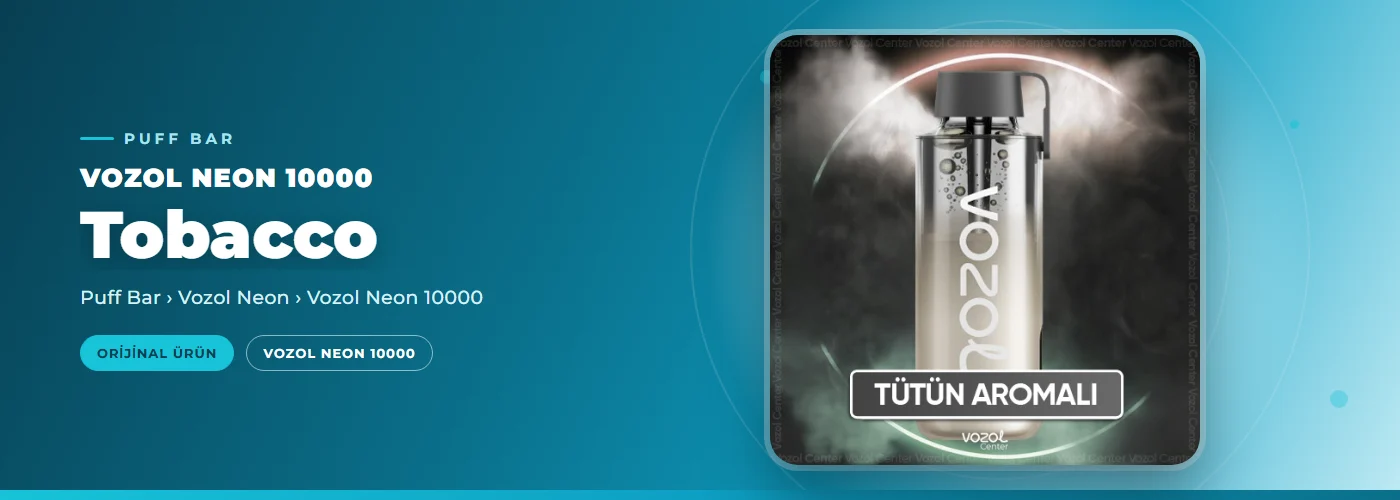 Vozol Neon 10000 Tobacco