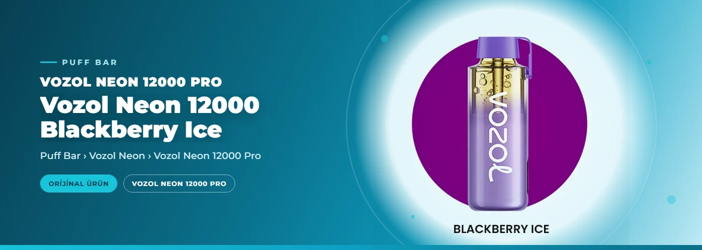 Vozol Neon 12000 Blackberry Ice