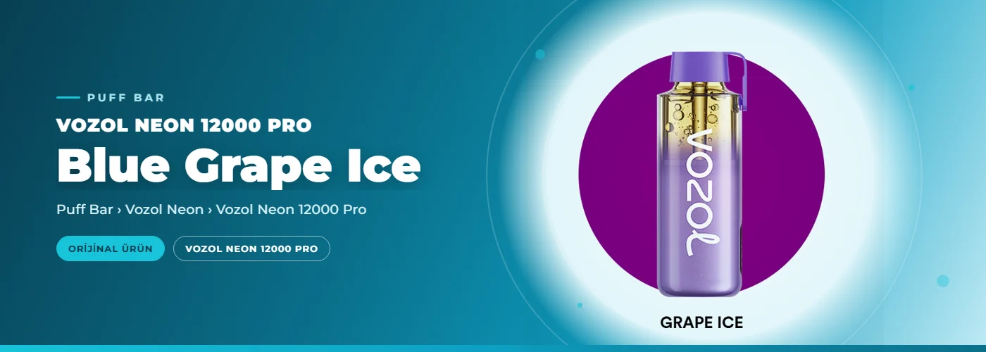 Vozol Neon 12000 Pro Blue Grape Ice