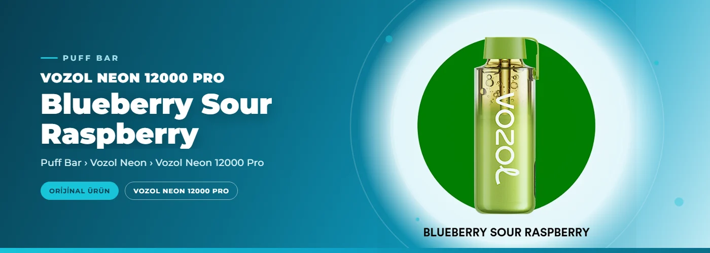 Vozol Neon 12000 Pro Blueberry Sour Raspberry