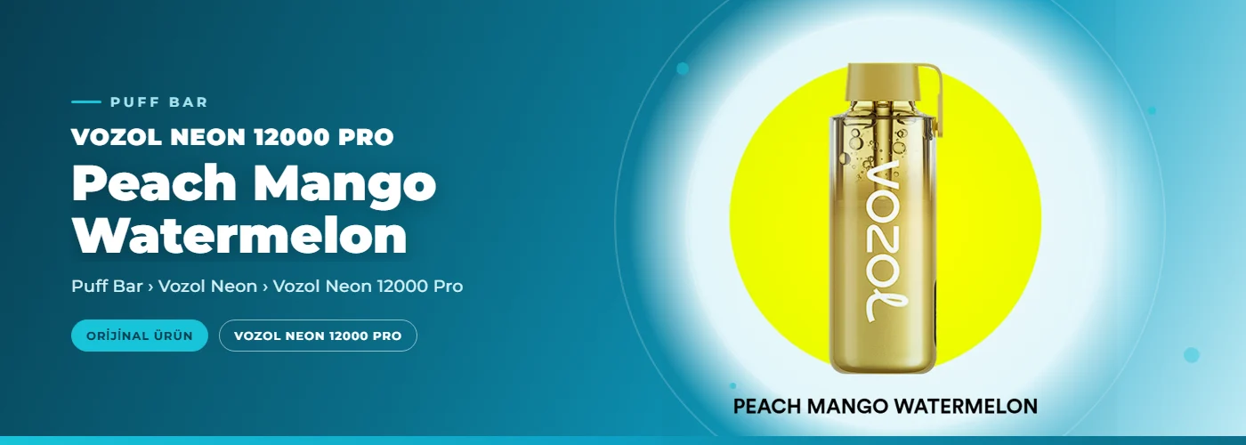 Vozol Neon 12000 Pro Peach Mango Watermelon
