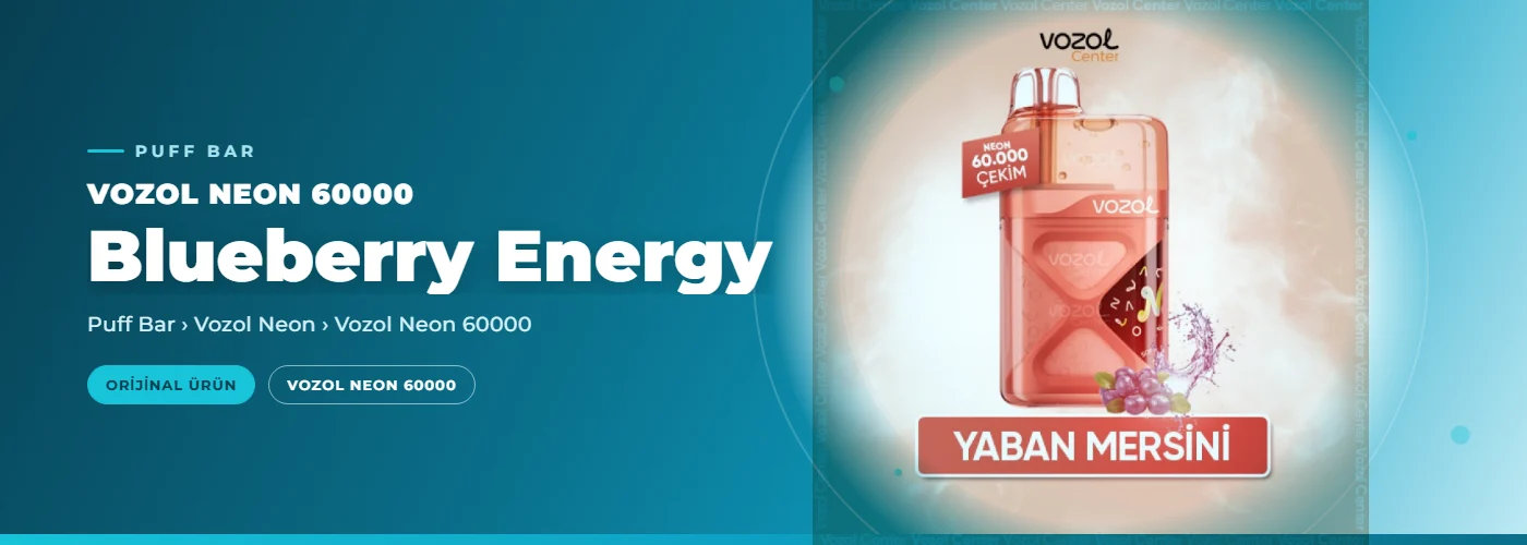Vozol Neon 60000 Blueberry Energy