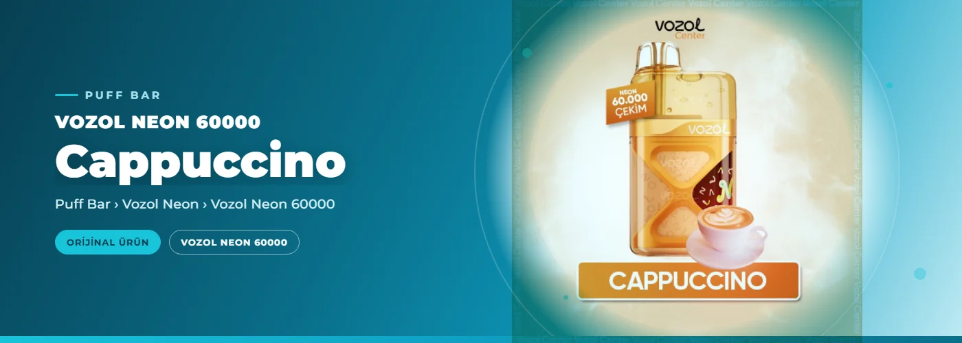 Vozol Neon 60000 Cappuccino