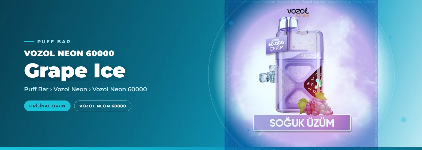 Vozol Neon 60000 Grape Ice