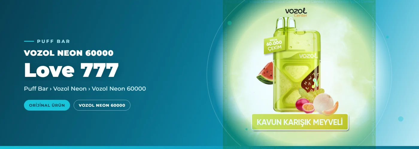 Vozol Neon 60000 Love 777