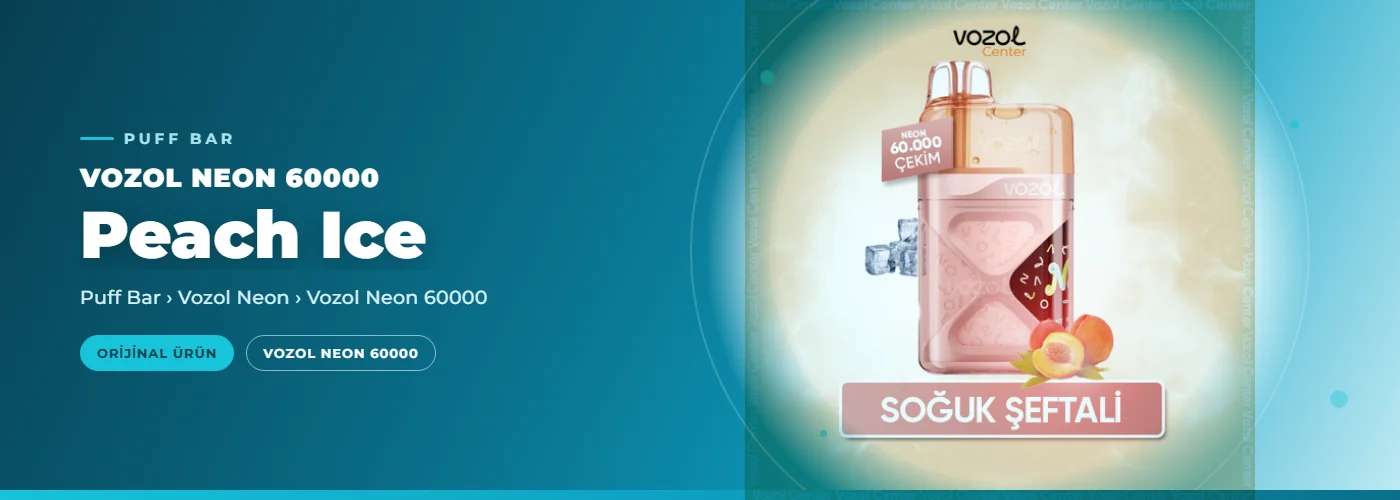 Vozol Neon 60000 Peach Ice