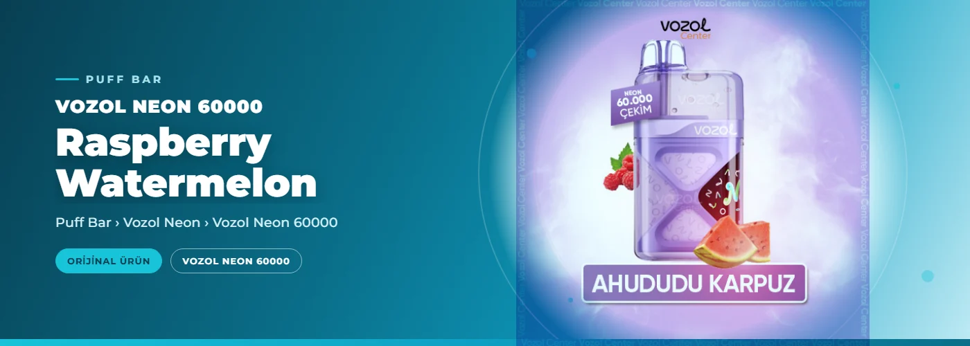 Vozol Neon 60000 Raspberry Watermelon