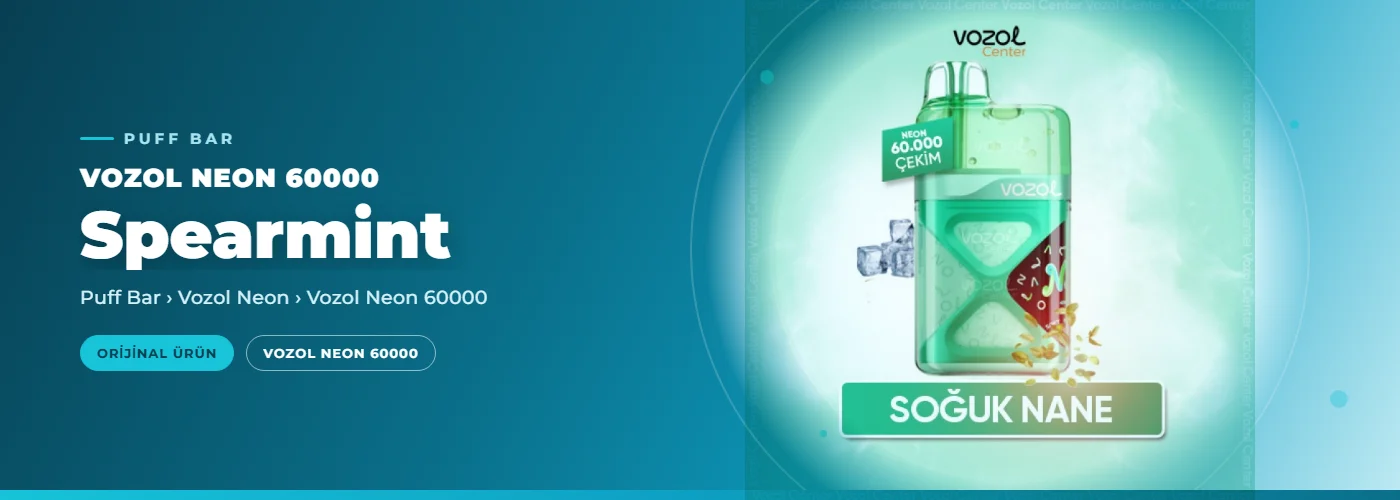 Vozol Neon 60000 Spearmint