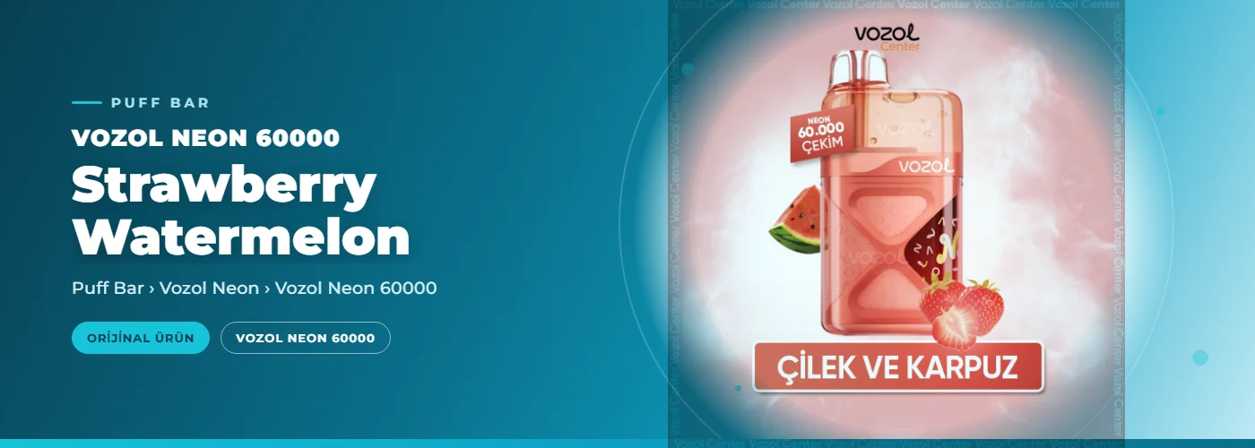 Vozol Neon 60000 Strawberry Watermelon