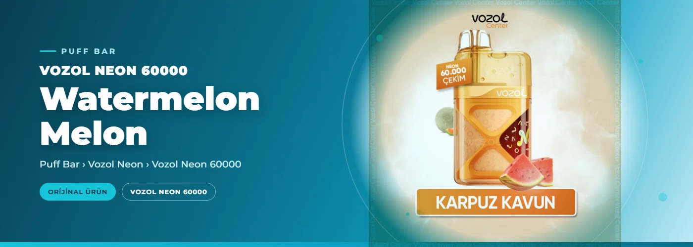 Vozol Neon 60000 Watermelon Melon