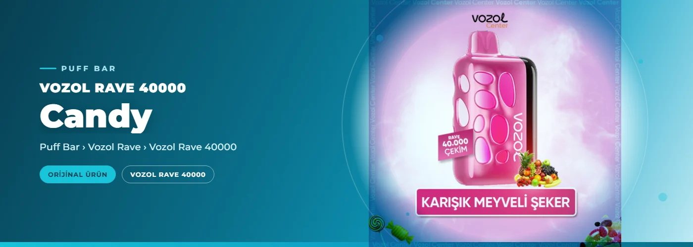 Vozol Rave 40000 Candy