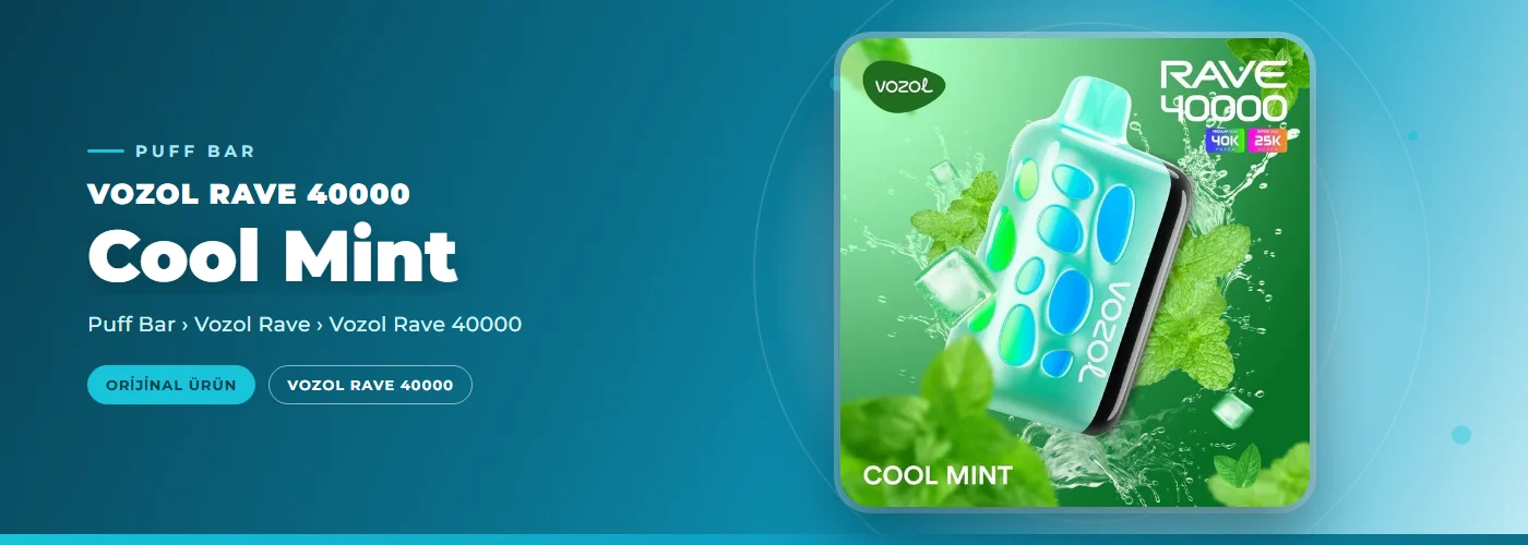 Vozol Rave 40000 Cool Mint