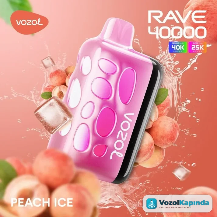 Vozol Rave 40000 Peach Ice