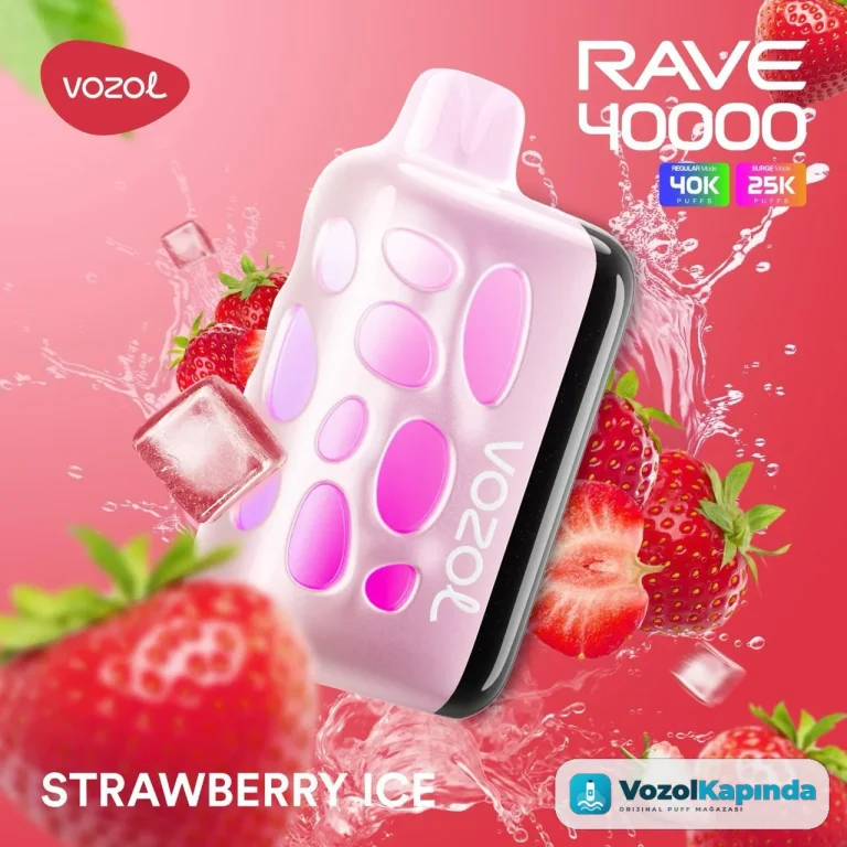 Vozol Rave 40000 Strawberry Ice