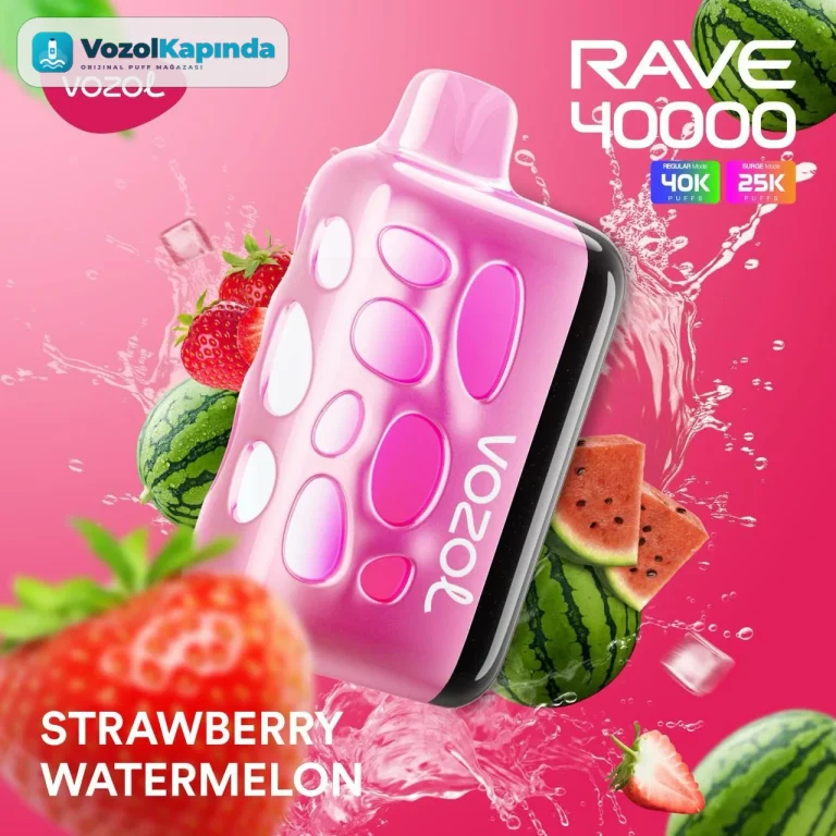 Vozol Rave 40000 Strawberry Watermelon