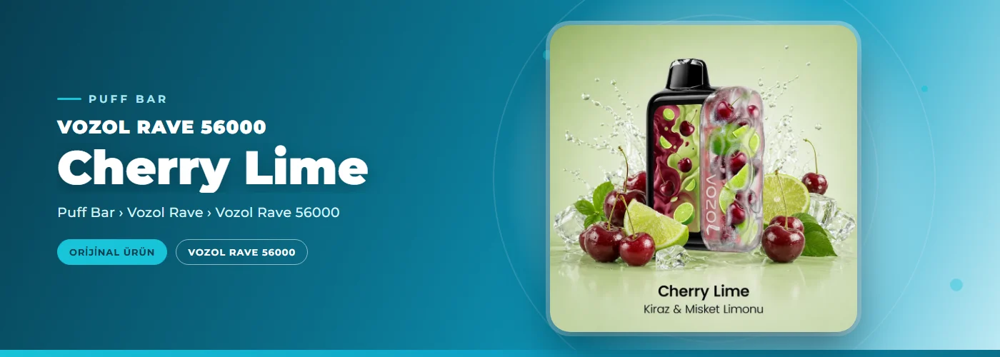 Vozol Rave 56000 Cherry Lime