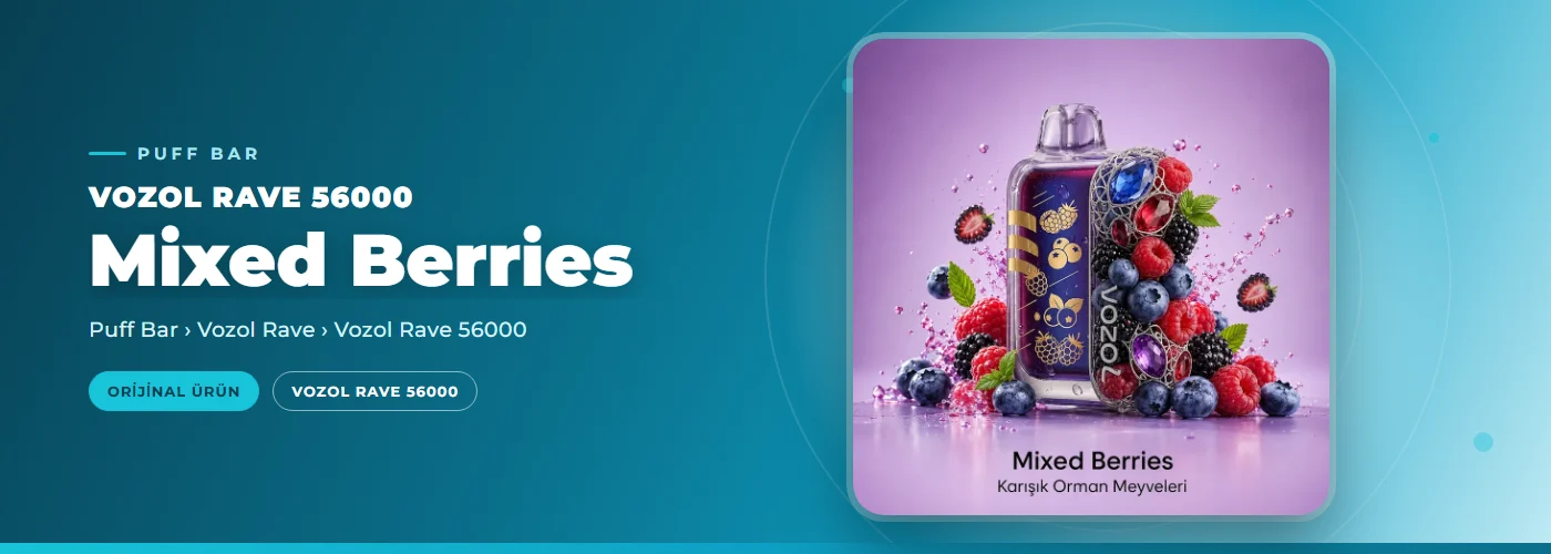 Vozol Rave 56000 Mixed Berries