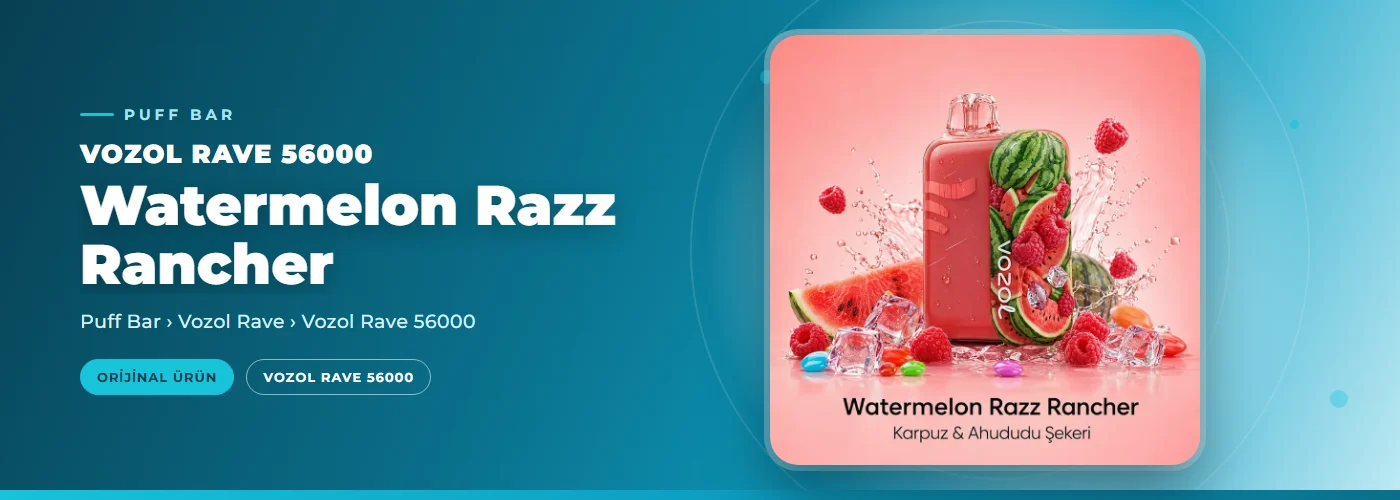 Vozol Rave 56000 Watermelon Razz Rancher