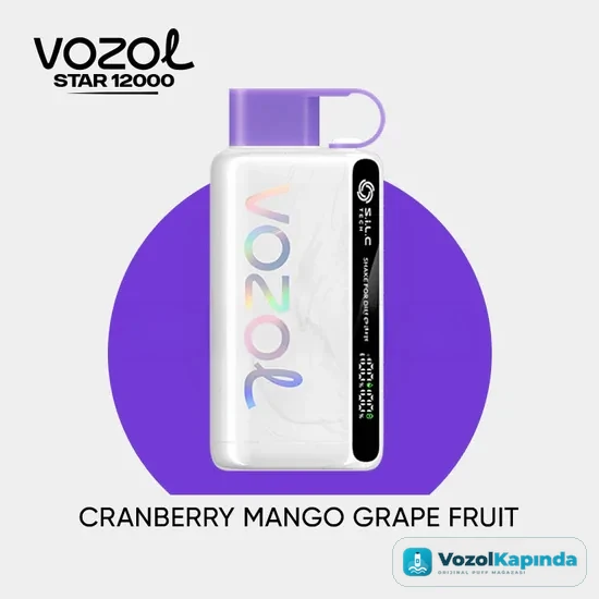 Vozol Star 12000 Cranberry Mango Grape Fruit