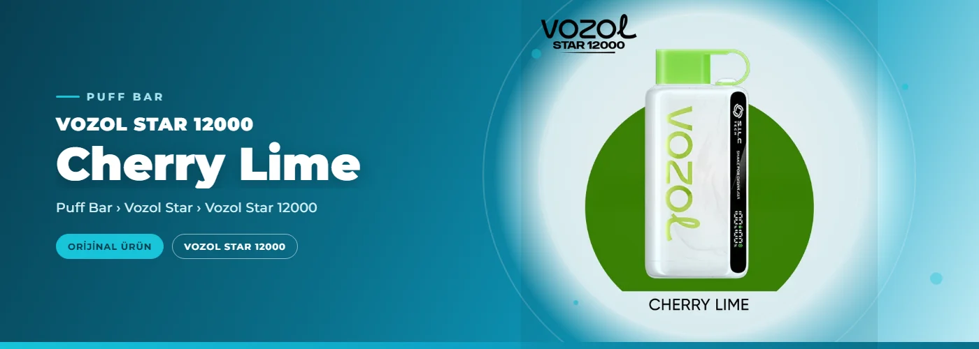 Vozol Star 12000 Cherry Lime