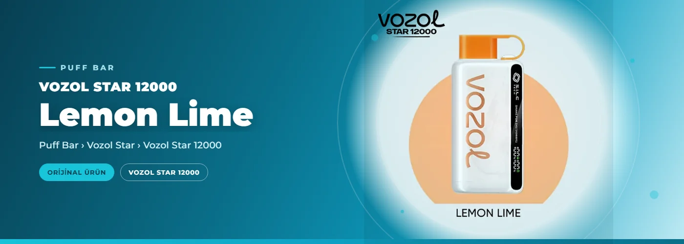Vozol Star 12000 Lemon Lime
