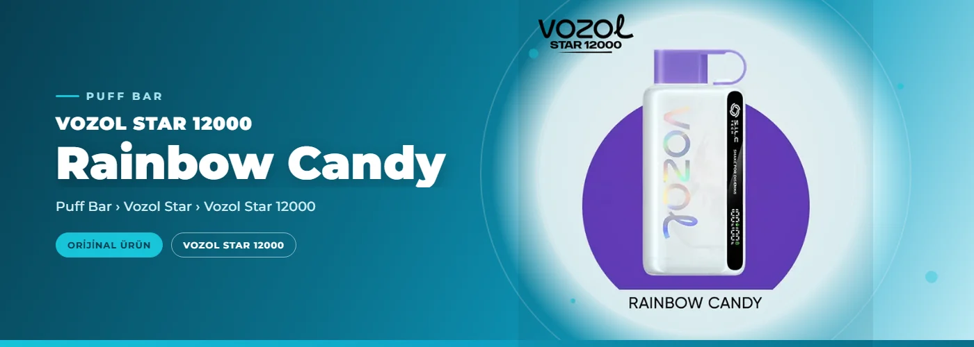 Vozol Star 12000 Rainbow Candy