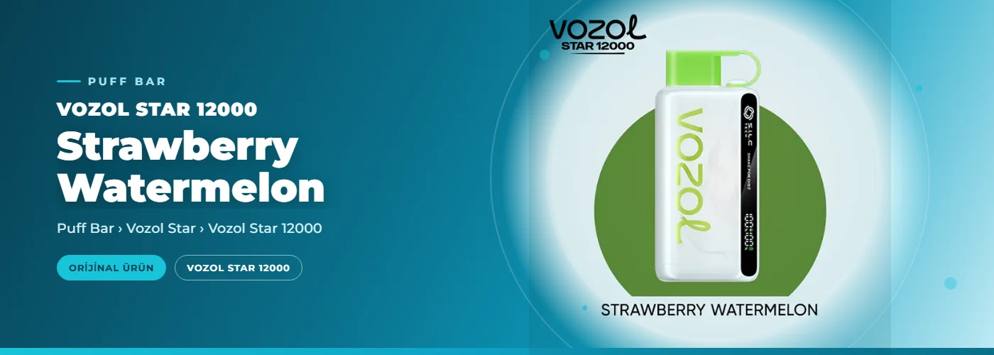 Vozol Star 12000 Strawberry Watermelon